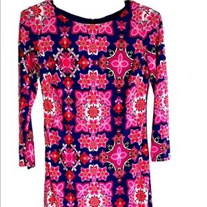 Vince Camuto size 2 floral shift dress